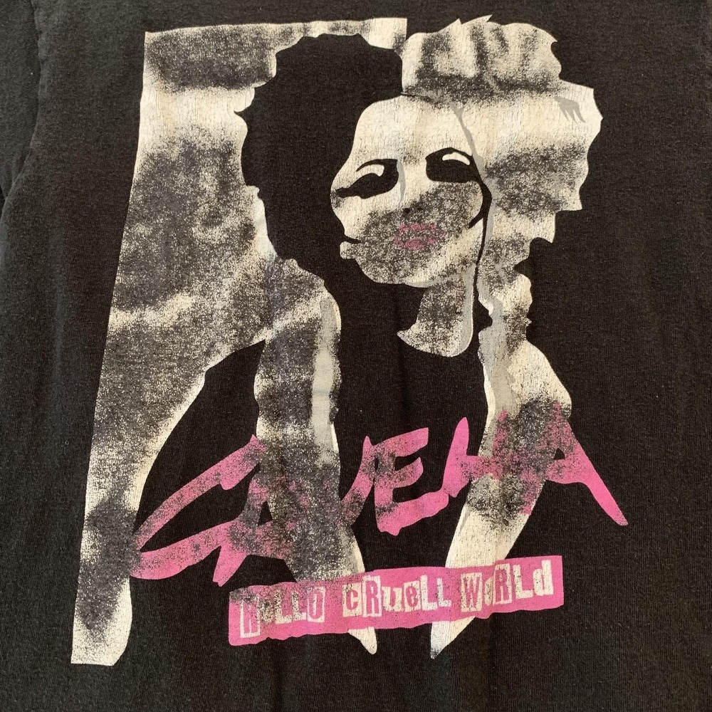 Disney Cruella Shirt Womens Small Black Hello Cruel World Punk Graphic Movie Tee